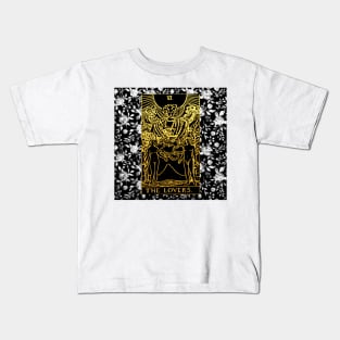 Floral Tarot Print - The Lovers Kids T-Shirt